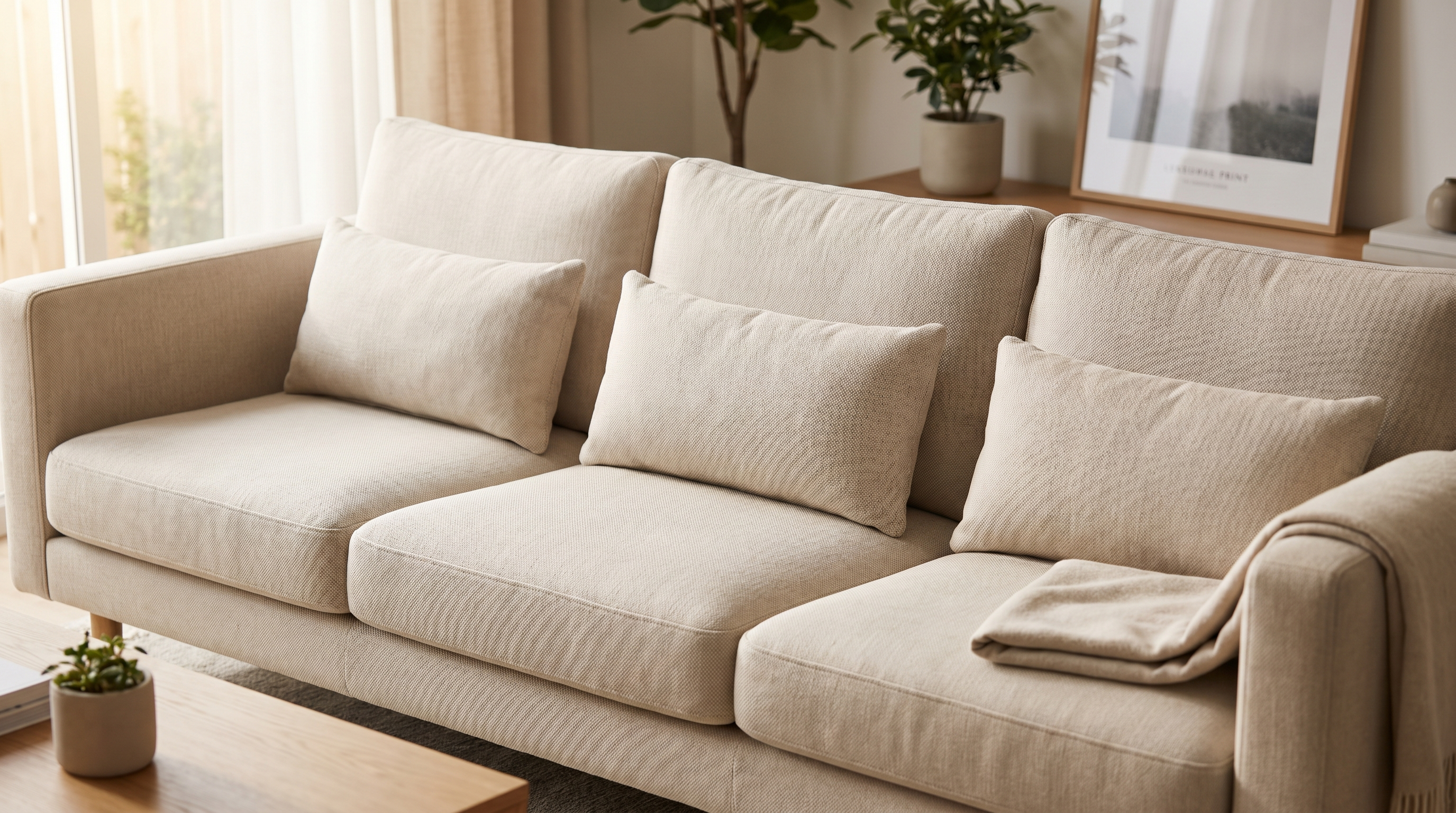 Sofa after HYLA cleaning